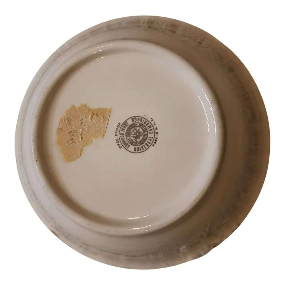 Camwood ivory universal cambridge Oven Proof Bowl Made In USA 10